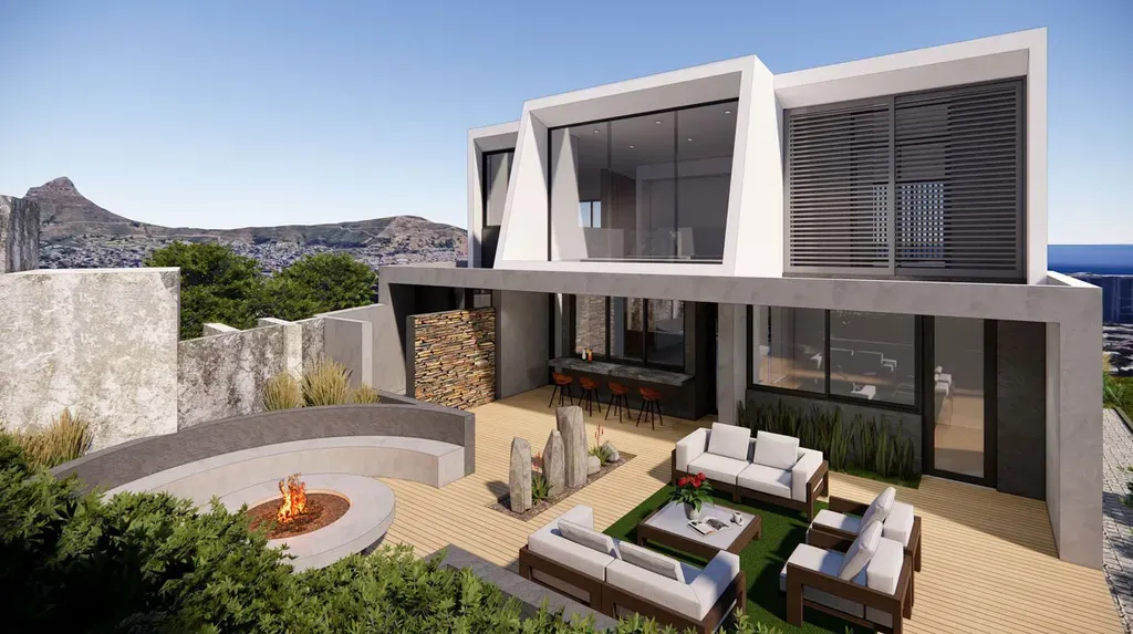 Brook House by Metropole Architects A Floating Haven of Light Water and Sculptural Geometry 7