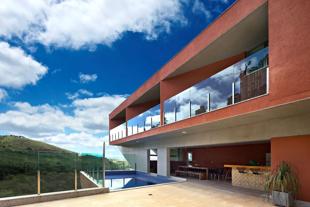 Castela Residence by Anastasia Arquitetos A Sculptural Concrete Home in Harmony with Nature 12