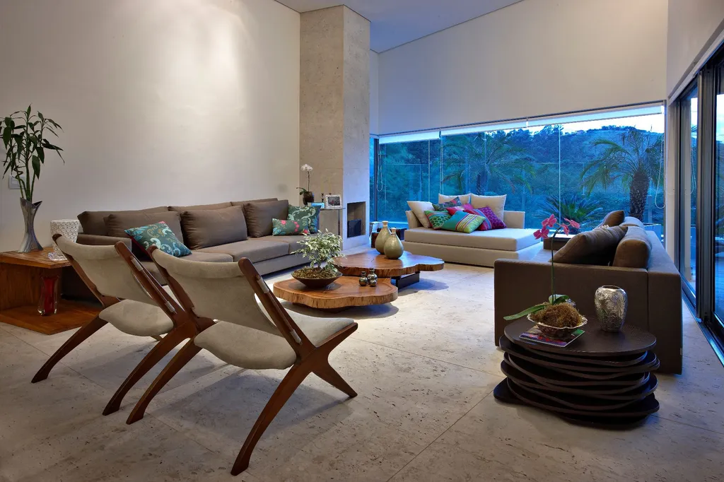 Villa Castela Residence by Anastasia Arquitetos, A Sculptural Concrete Home in Harmony with Nature