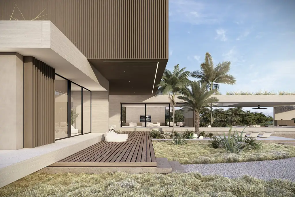 Central Axis House by STATE of Architecture, A Modern Villa in Perfect Balance