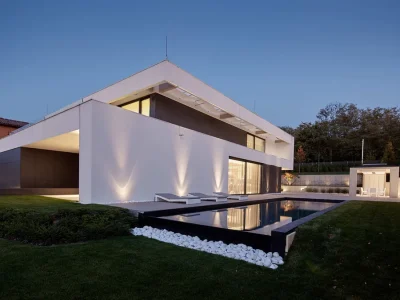 Elevated Serenity: Family House by Benyei Architectural Studio Redefines Modern Luxury in Hungary