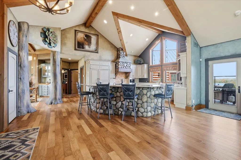 Exquisite 5674 State Highway 167 Wisconsin Log Estate Offers Rustic Elegance for 4 Million 6