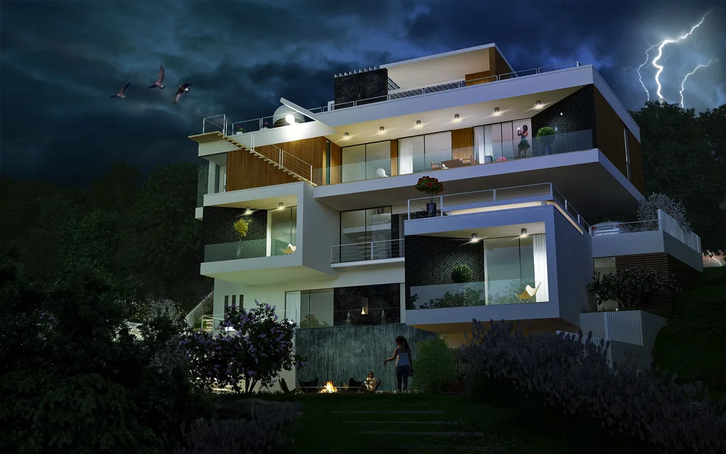 Kati House in Brasov, A Sculpted 500-sqm Hillside Retreat by Singleart Design and Architecture 11 Kati House in Brasov, A Sculpted 500-sqm Hillside Retreat by Singleart Design and Architecture