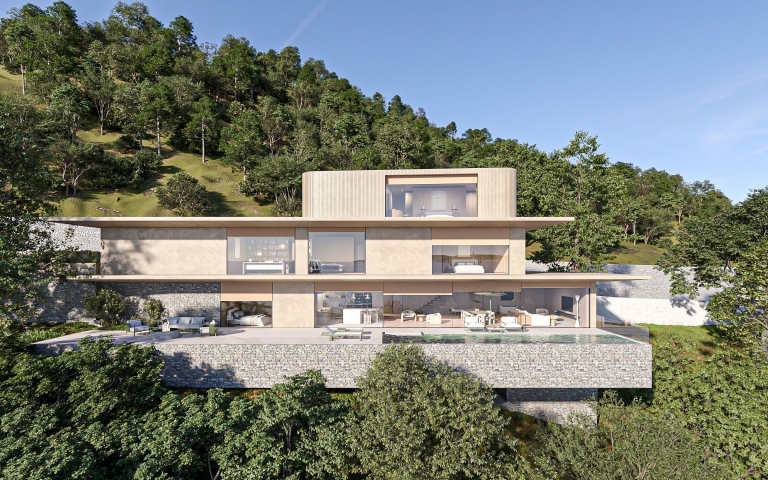 Moradia em Albarquel by Humberto Conde Arquitectos, A Hillside Sanctuary of Light, Landscape, and Contemporary Elegance