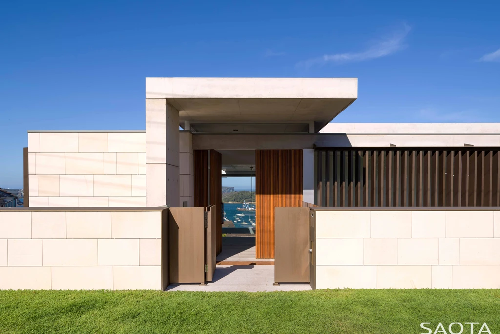 Mosman House by SAOTA Sculpted Contemporary Home on Steep Slope 6