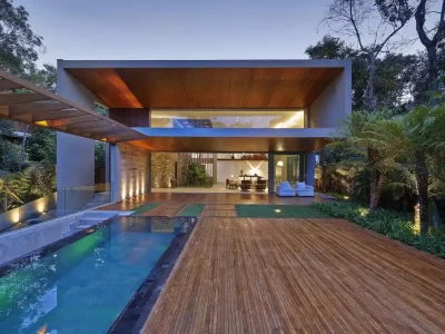 Residence Bosque da Ribeira by Anastasia Arquitetos A Contemporary Refuge Immersed in the Hills of Nova Lima 4