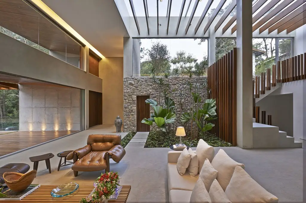 Residence Bosque da Ribeira by Anastasia Arquitetos, A Contemporary Refuge Immersed in the Hills of Nova Lima 9 Residence Bosque da Ribeira by Anastasia Arquitetos A Contemporary Refuge Immersed in the Hills of Nova Lima 8