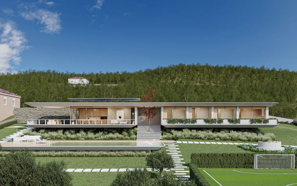 Single Family House by Humberto Conde Arquitectos , A Contemporary Rural Retreat in Vila Franca de Xira