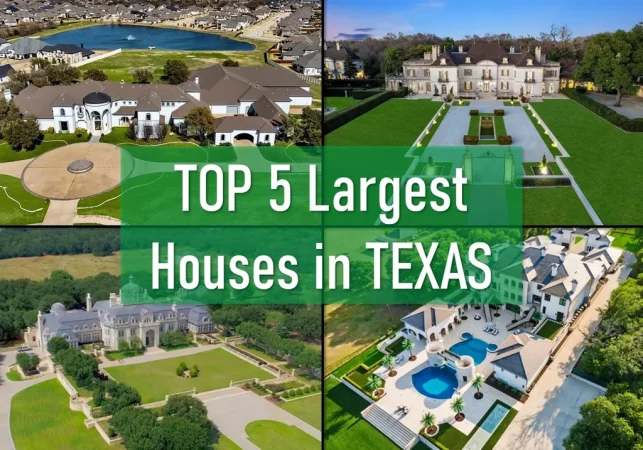 The 5 Largest Houses in Texas Ranked by Verified Square Footage (2025)
