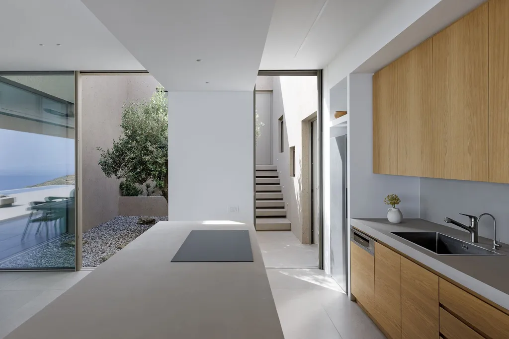 The Slot House by Katerina Valsamaki Architects, A Subterranean Sanctuary Sculpted Into the Hills of Tinos 4 The Slot House by Katerina Valsamaki Architects A Subterranean Sanctuary Sculpted Into the Hills of Tinos 2