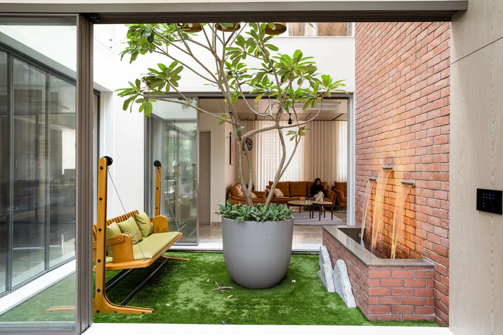 Visamo House by Prashant Parmar Architect, A Biophilic Sanctuary of Light, Heritage & Modern Luxury in Ahmedabad by 3 Visamo House A Biophilic Sanctuary of Light Heritage Modern Luxury in Ahmedabad 5