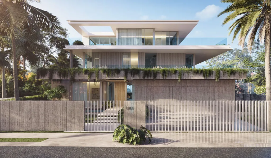 Casa Levita by SDH Studio Architecture + Design, A Floating Sanctuary of Contemporary Tropical Luxury 2 100 SE 15th Ave Landscape 2560x1500 02 FENCE compressed result