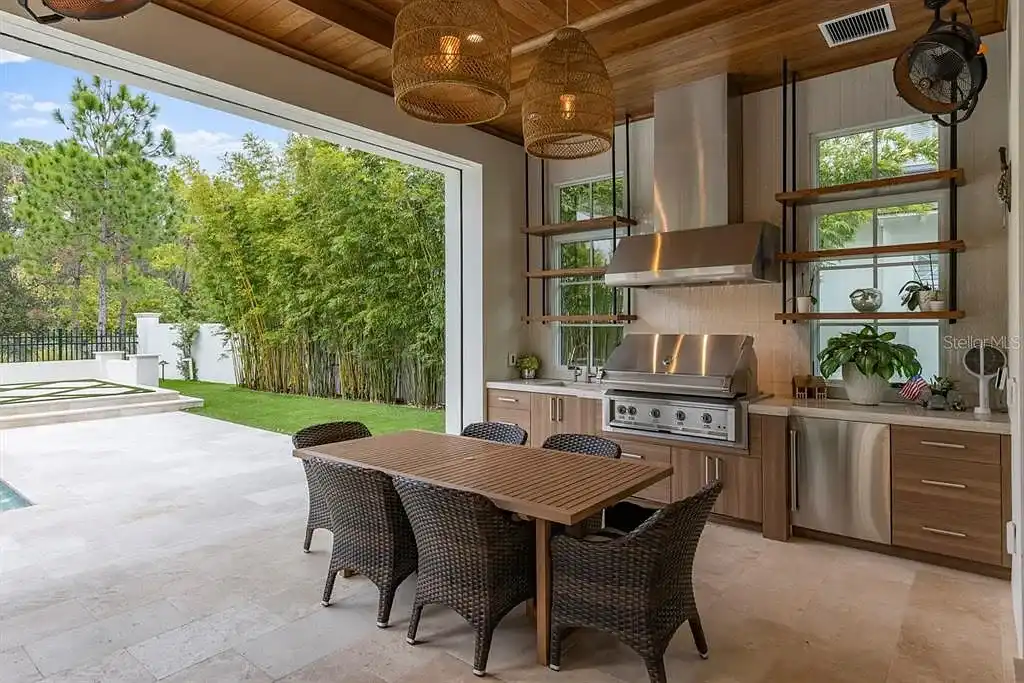 Stunning Ultra Luxury Estate Listed at $12.8 Million in Four Seasons Golden Oak Orlando 17 Interior view of 10273 Summer Meadow Way Orlando FL showing open-plan living area with high ceilings and natural light