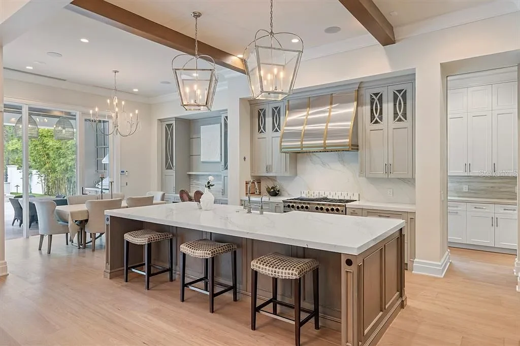 Stunning Ultra Luxury Estate Listed at $12.8 Million in Four Seasons Golden Oak Orlando 9 Interior view of 10273 Summer Meadow Way Orlando FL showing open-plan living area with high ceilings and natural light