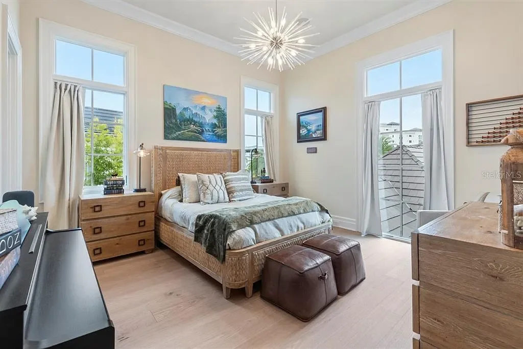 Stunning Ultra Luxury Estate Listed at $12.8 Million in Four Seasons Golden Oak Orlando 15 Interior view of 10273 Summer Meadow Way Orlando FL showing open-plan living area with high ceilings and natural light