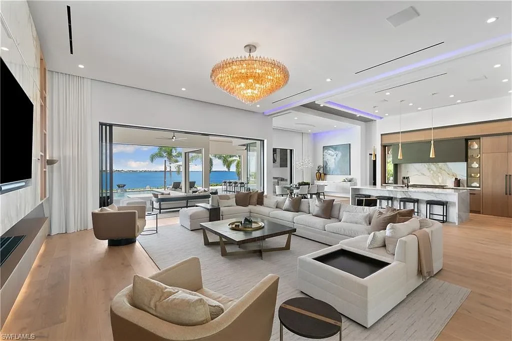 $10 Million Fort Myers Luxury Waterfront Estate with Private Marina, and Resort-Style Amenities 7 11380 Longwater Chase CT Fort Myers luxury waterfront estate with private marina, saltwater pool, and spa