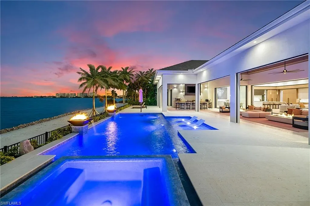 $10 Million Fort Myers Luxury Waterfront Estate with Private Marina, and Resort-Style Amenities 17 11380 Longwater Chase CT Fort Myers luxury waterfront estate with private marina, saltwater pool, and spa