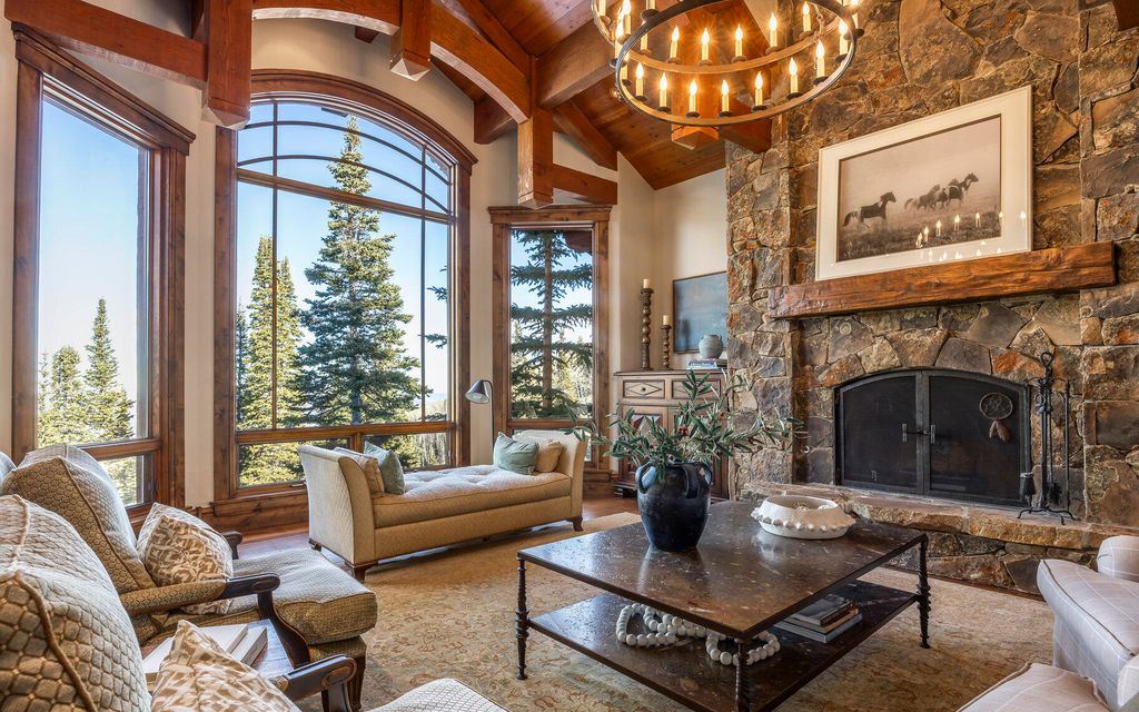 A Secluded Utah Mountain Haven on 10+ Acres Listed at $10.25 Million 7 125 White Pine Canyon Rd A Captivating Utah Estate Delivering Ultimate Privacy and Sweeping Mountain Views 3