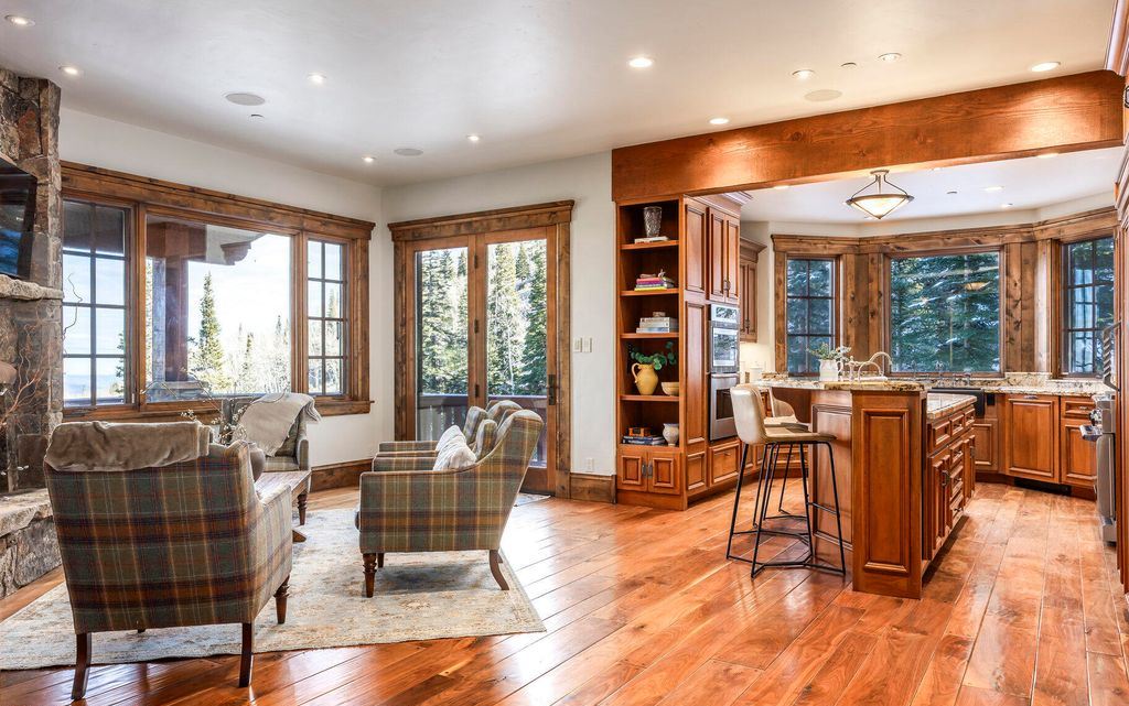 A Secluded Utah Mountain Haven on 10+ Acres Listed at $10.25 Million 10 125 White Pine Canyon Rd A Captivating Utah Estate Delivering Ultimate Privacy and Sweeping Mountain Views 6