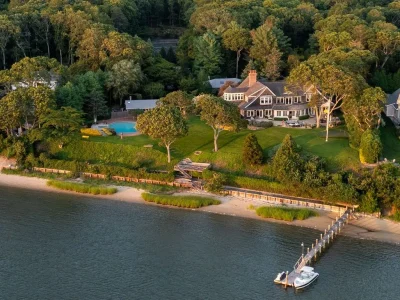 An Iconic $18M North Fork Waterfront Retreat with Exceptional Privacy 1 1350 W Cove Rd An Exceptional 18M Waterfront Estate Defined by Prestige and Seclusion 1