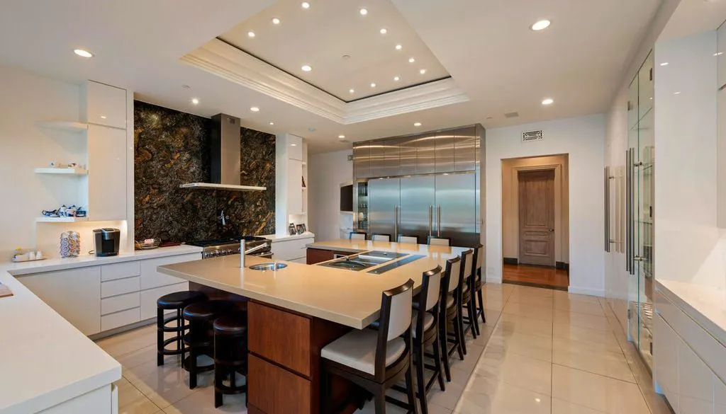 A World-Class California Art Deco Retreat with Sweeping City Vistas, Listed at $19,995,000 19 14035 Aubrey Rd An Extraordinary Private Art Deco Estate Overlooking the City 11