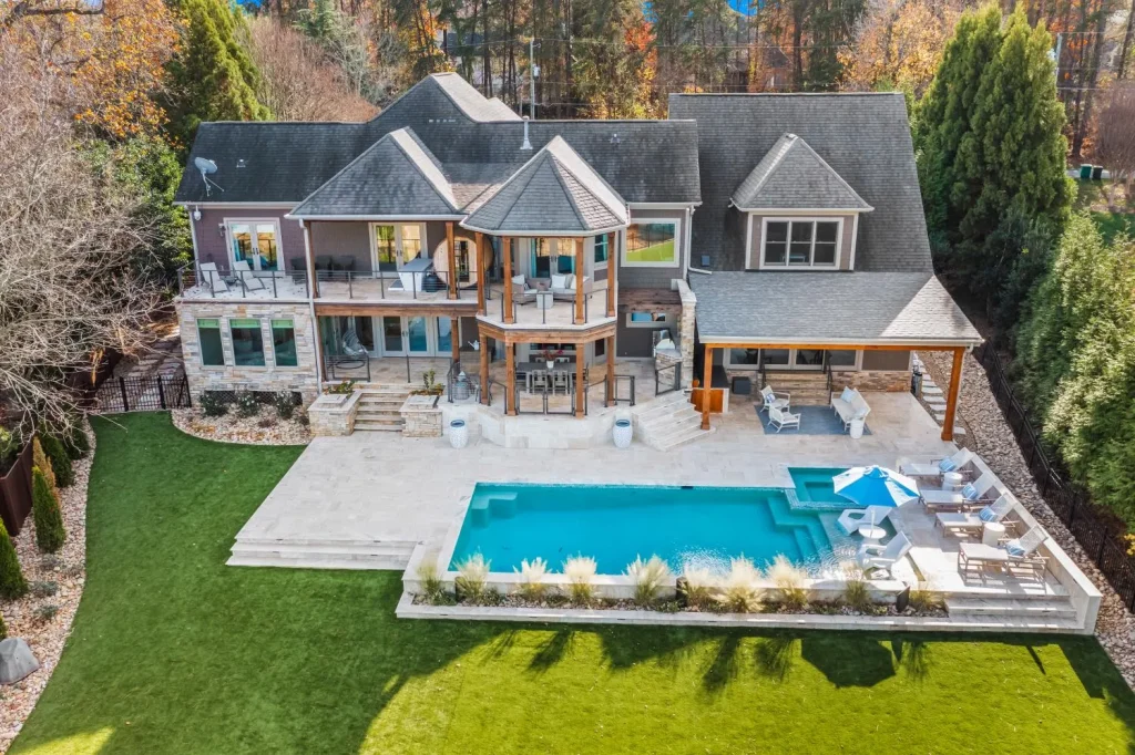 An Elite Waterfront Retreat With Year-Round Water Views in North Carolina Lists for $5.75 Million 27 16407 Jetton Rd An Elite Gated Waterfront Retreat in North Carolina 24