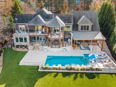 An Elite Waterfront Retreat With Year-Round Water Views in North Carolina Lists for $5.75 Million 1 16407 Jetton Rd An Elite Gated Waterfront Retreat in North Carolina 24