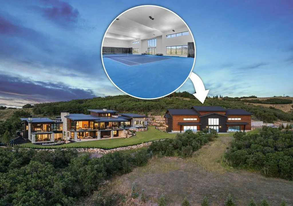 A World-Class $18.8M Utah Estate Defined by Privacy, Prestige, and Indoor Tennis 5 1735 Red Hawk Trl An Extraordinary 18.8M Estate Defined by Privacy Prestige and Indoor Tennis 1