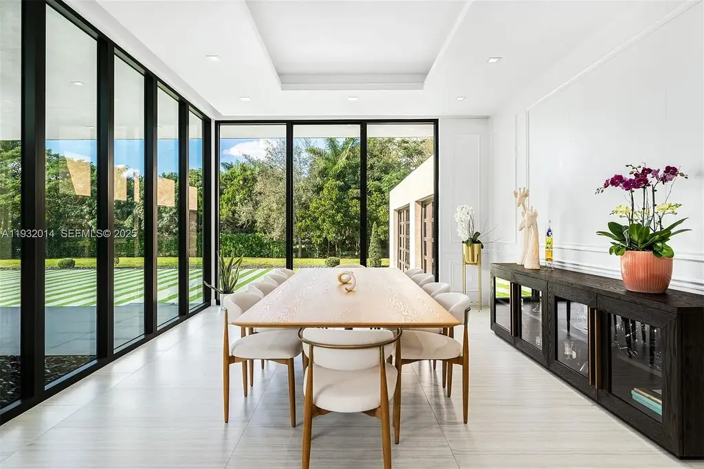 $14.9 Million Modern Estate on 3.36 Acres Redefines Private Luxury Living in Fort Lauderdale 10 Modern luxury estate at 17841 SW 70th Pl in Fort Lauderdale featuring a gated entrance and expansive 3.36-acre lot
