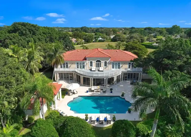 $13.5 Million Luxury Wellington Estate Featuring Private Tennis Court, Pool, and Equestrian Amenities