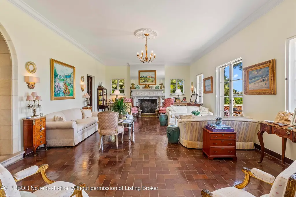 $17.9 Million Historic Waterfront Estate A Rare Icon of Timeless Luxury in West Palm Beach 7 Detached garage with guest house above at 245 Valencia Rd in West Palm Beach Real Estate market