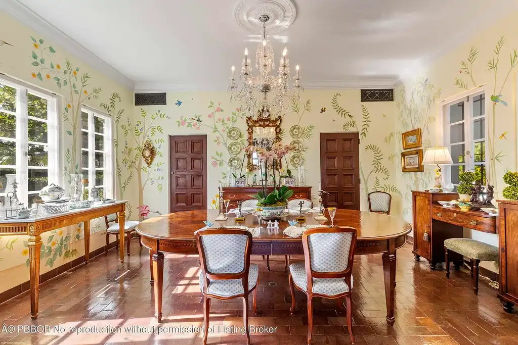 $17.9 Million Historic Waterfront Estate A Rare Icon of Timeless Luxury in West Palm Beach 9 Detached garage with guest house above at 245 Valencia Rd in West Palm Beach Real Estate market