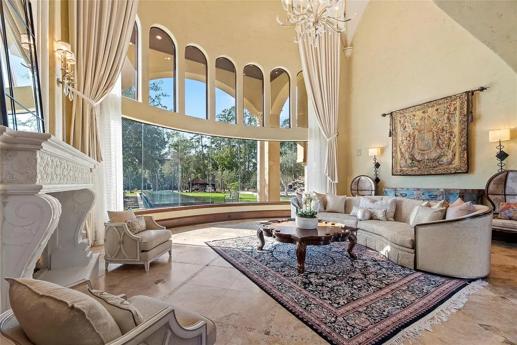 A Mediterranean Masterpiece Rising Above the Woodlands of Magnolia, Texas Seeks for $11,500,000 20 38262 Windy Ridge Trl Magnolia TX 77355 11