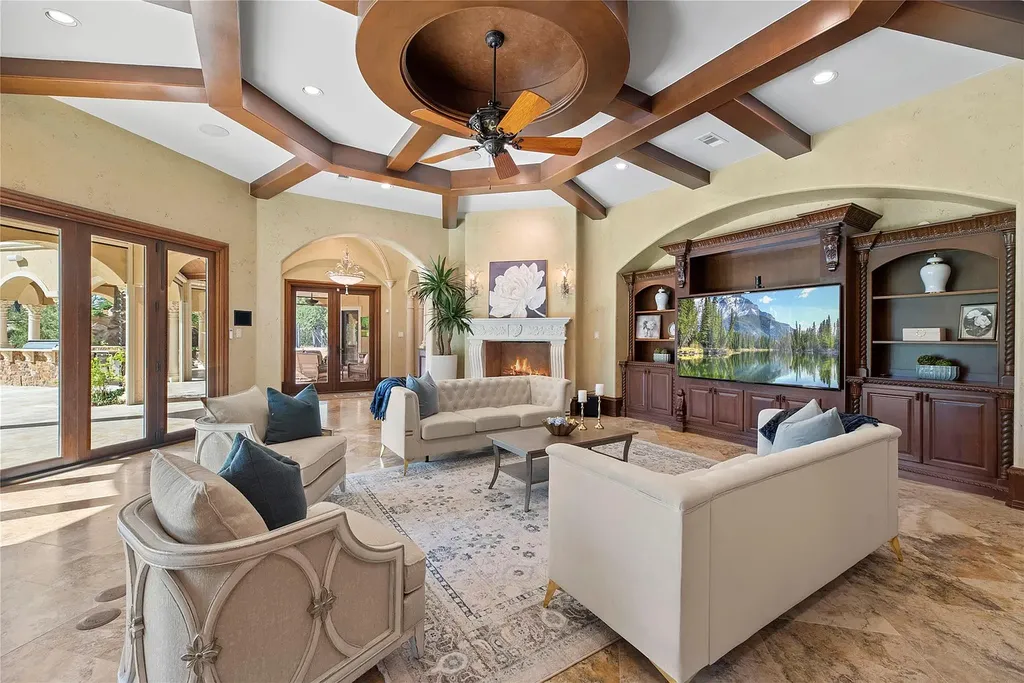 A Mediterranean Masterpiece Rising Above the Woodlands of Magnolia, Texas Seeks for $11,500,000 22 38262 Windy Ridge Trl Magnolia TX 77355 17