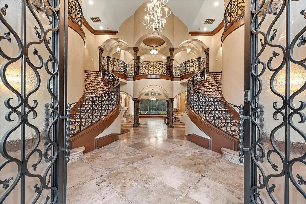 A Mediterranean Masterpiece Rising Above the Woodlands of Magnolia, Texas Seeks for $11,500,000 19 38262 Windy Ridge Trl Magnolia TX 77355 9