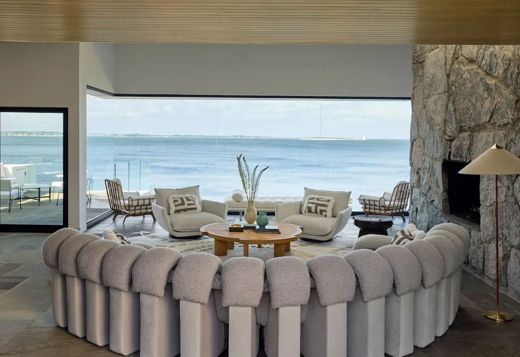 An Iconic Waterfront Estate by Norman Jaffe Lists for $17,995,000 in New York 6 4 Dawn Ln Presents a Legendary 1971 Norman Jaffe Waterfront Estate in New York 5