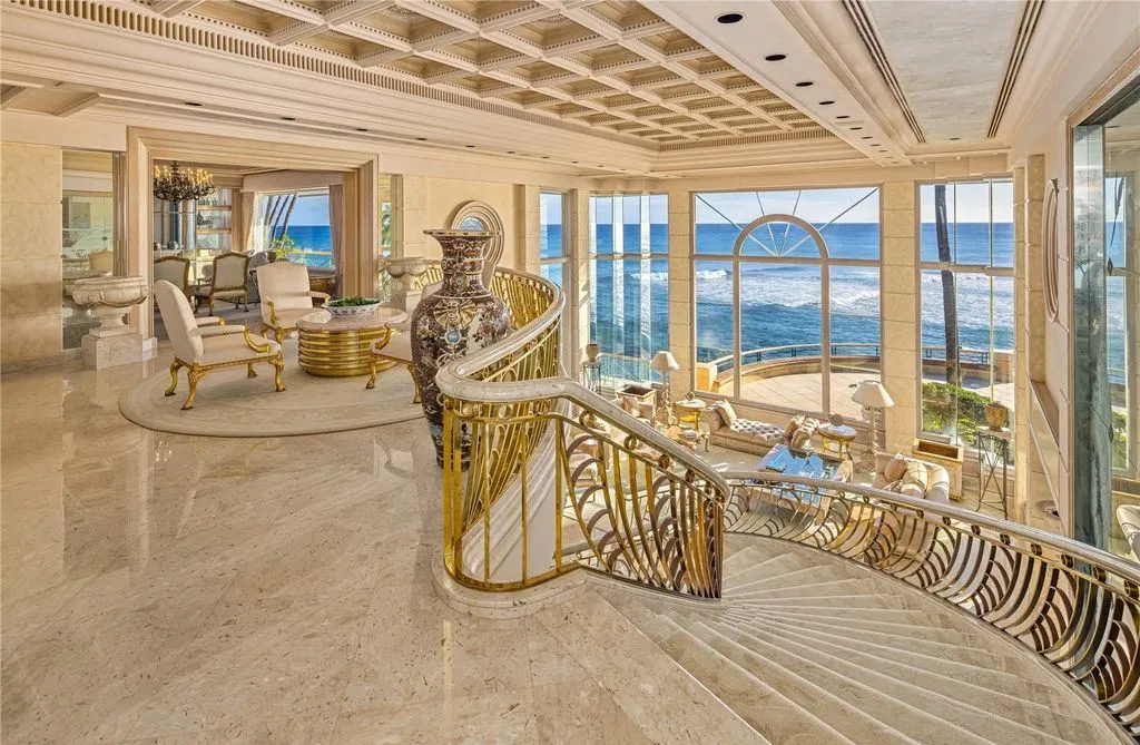 Hawaiian Nature Meets European Renaissance Grandeur in This $37.5 Million Architectural Masterpiece 6 4324 Kaikoo Pl Showcases a Breathtaking Renaissance Inspired Hawaiian Masterpiece 4