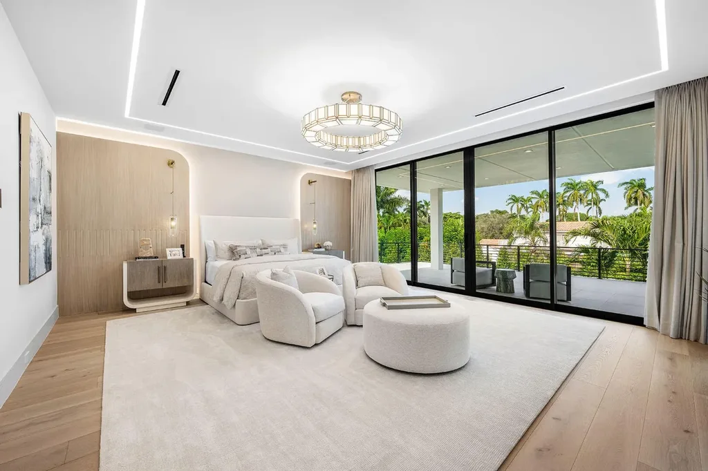 A $17.8 Million Contemporary Estate Redefines Luxury Living in Boca Raton 12 Contemporary exterior of 481 Thatch Palm Drive, a newly built luxury home in Royal Palm Yacht & Country Club, Boca Raton