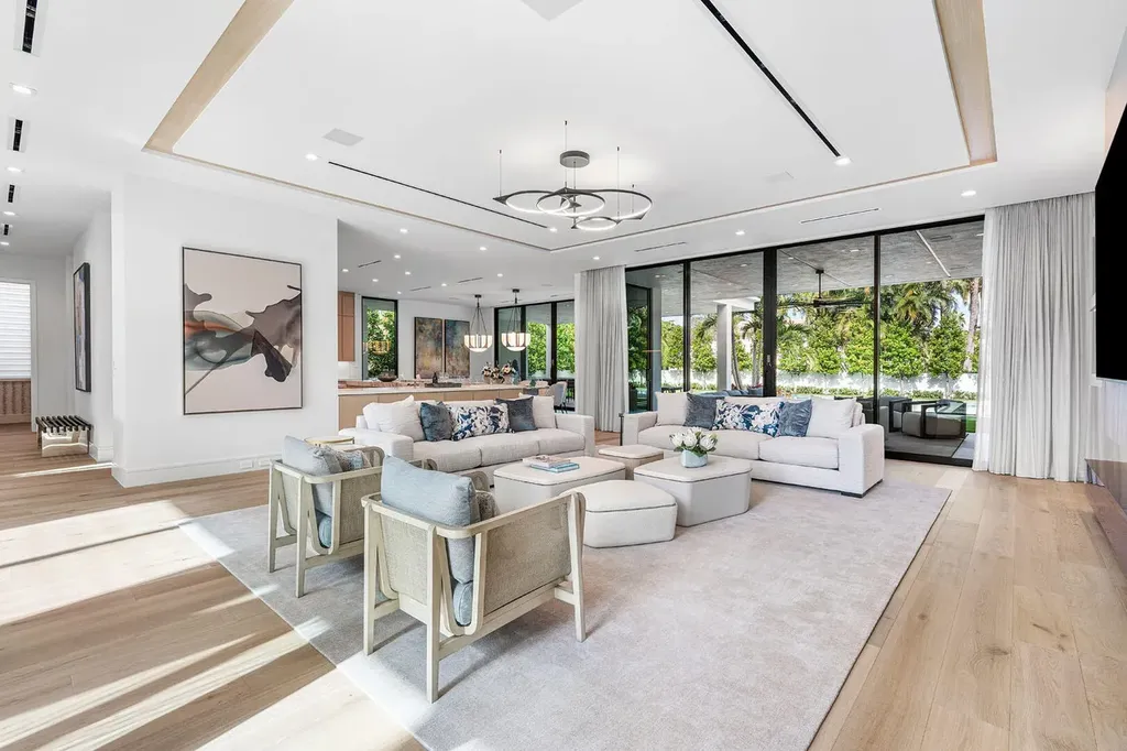 A $17.8 Million Contemporary Estate Redefines Luxury Living in Boca Raton 8 Contemporary exterior of 481 Thatch Palm Drive, a newly built luxury home in Royal Palm Yacht & Country Club, Boca Raton