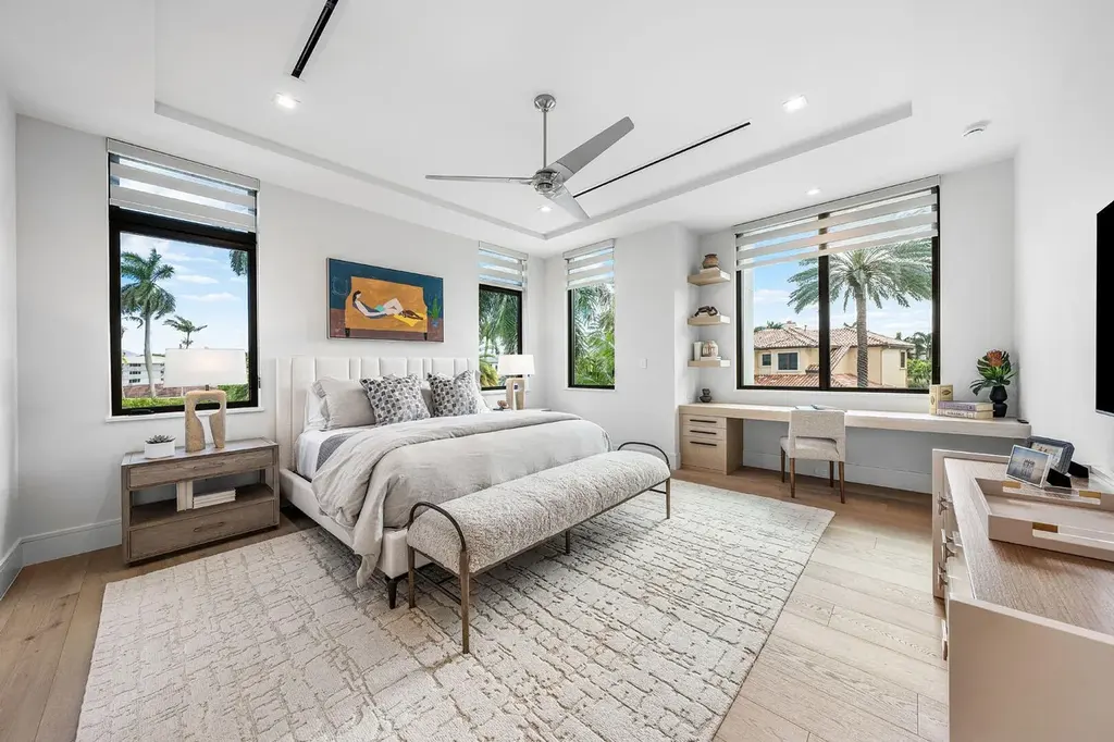 A $17.8 Million Contemporary Estate Redefines Luxury Living in Boca Raton 14 Contemporary exterior of 481 Thatch Palm Drive, a newly built luxury home in Royal Palm Yacht & Country Club, Boca Raton