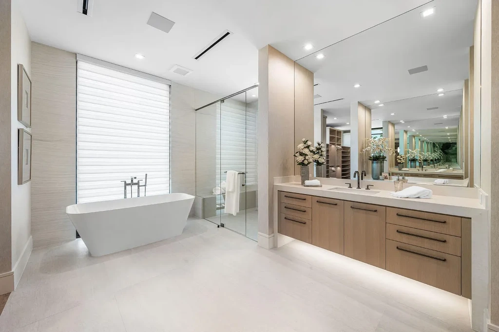 A $17.8 Million Contemporary Estate Redefines Luxury Living in Boca Raton 13 Contemporary exterior of 481 Thatch Palm Drive, a newly built luxury home in Royal Palm Yacht & Country Club, Boca Raton