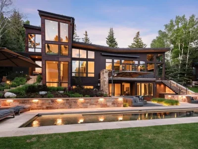 A Magnificent Colorado Retreat Showcasing Rustic Sophistication, and Modern Refinement for $23 Million 1 62 Bennett Ct A Magnificent Colorado Retreat Showcasing Scenic Mountain Views and Refined Rustic Modern Design 3