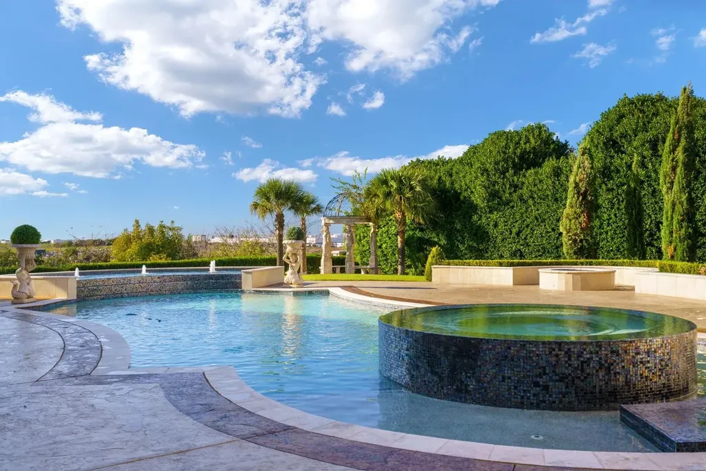 A Venetian Inspired Plano Estate Lists for 7.5 Million as a Rare Architectural Masterpiece in Kings Gate 14 6509 Sudbury Rd Plano TX 7502414