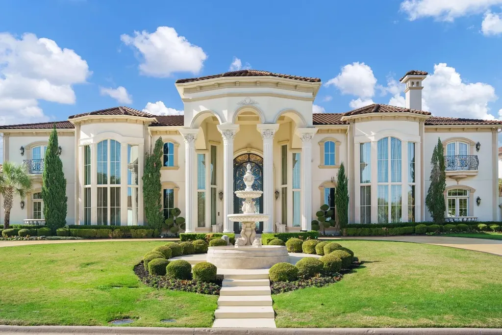 A Venetian Inspired Plano Estate Lists for 7.5 Million as a Rare Architectural Masterpiece in Kings Gate 19 6509 Sudbury Rd Plano TX 7502422