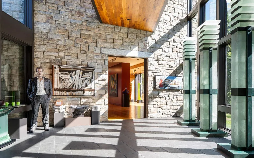 71 N Porchuck Rd An Extraordinary One of a Kind Stone and Glass Connecticut Residence 6