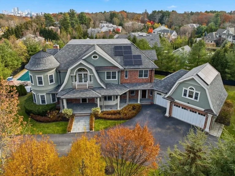 Massachusetts Home with Refined Updates and Exceptional Style Listed at $6,649,000