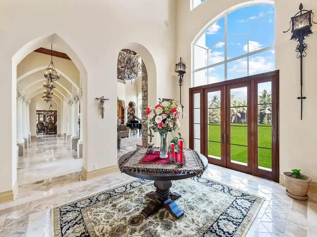 Exceptional $5.9 Million Palatial Gated Estate with Nearly 3 Acres of Private Land in Parkland 6 Aerial view showcasing the expansive acreage surrounding 8800 NW 68th Court, a rare Parkland home for sale with equestrian zoning