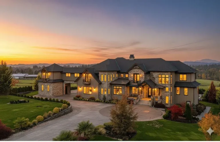 Stunning $3.75 Million Washington Estate with Exceptional Space and Scenic Charm