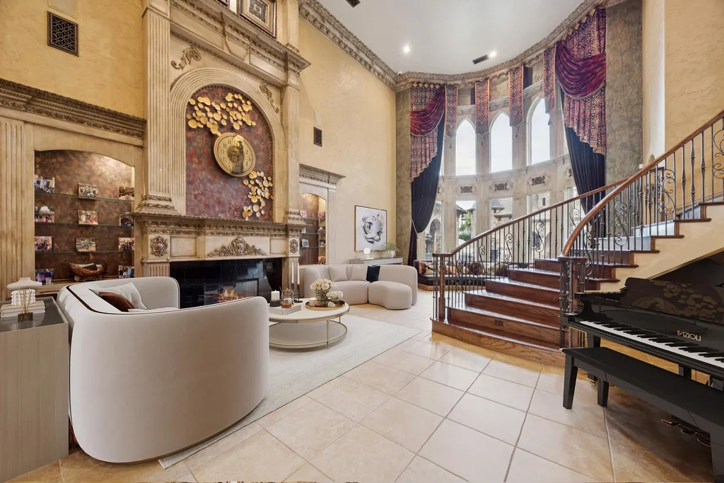 Castle Estate Heads to Auction at 6 Million as a Hilltop Masterpiece in Fort Worth 4 9553 Bella Terra Dr Fort Worth TX 7612608