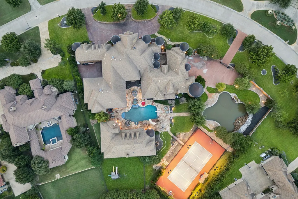 Castle Estate Heads to Auction at 6 Million as a Hilltop Masterpiece in Fort Worth 12 9553 Bella Terra Dr Fort Worth TX 7612641